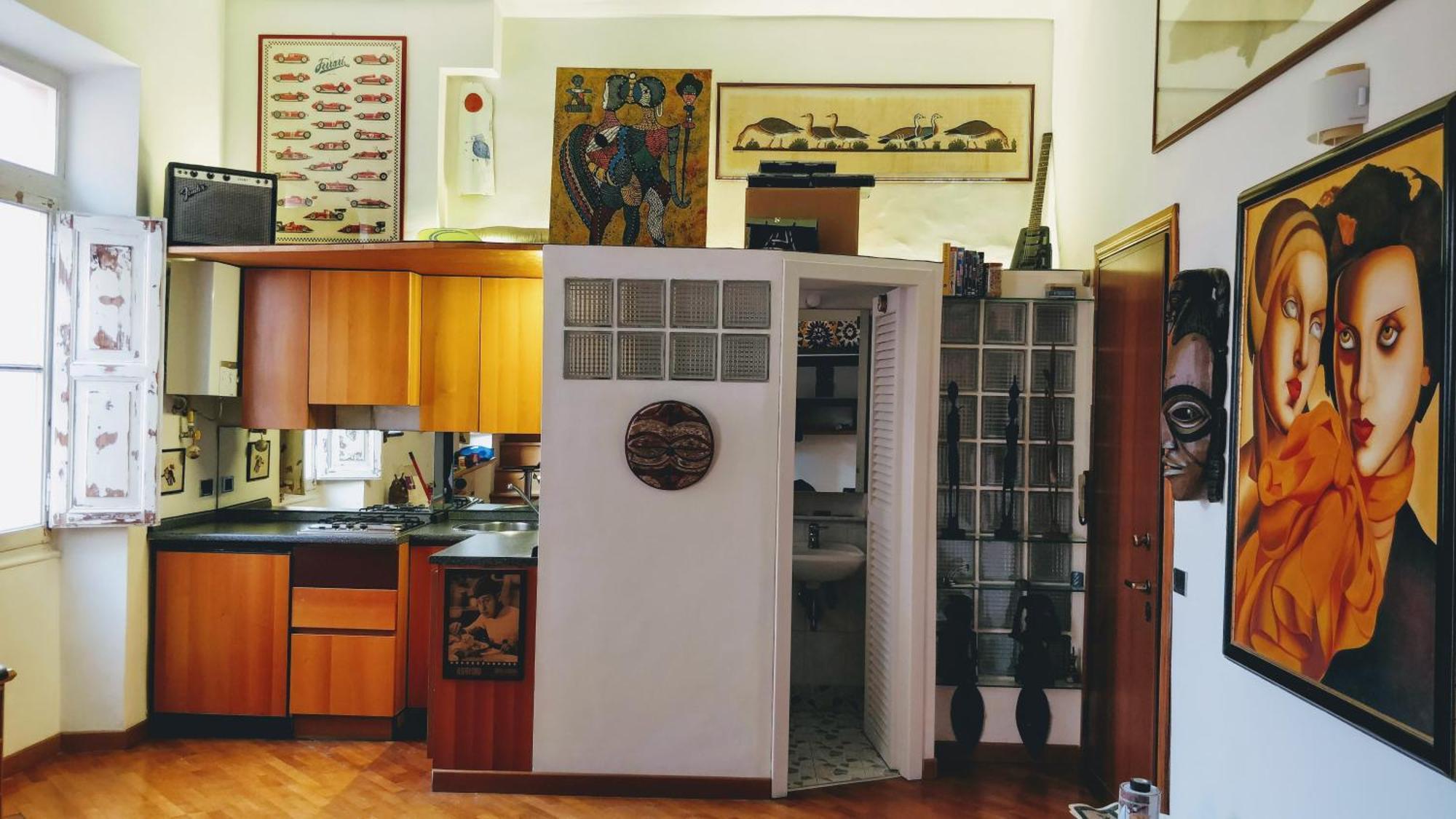 ローマOur Arty Flat In Montiアパートメント エクステリア 写真